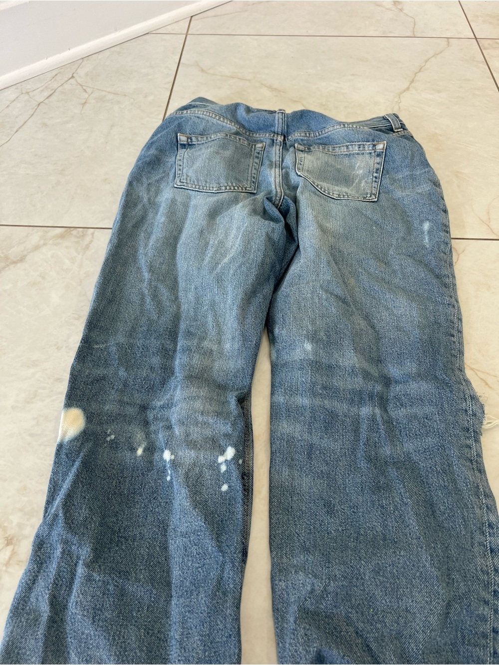 Free People Aged To Perfection Maggie Mid Rise Straight Leg Jeans Size 28 - Picture 7 of 7
